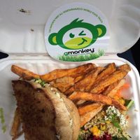 grilled deliciousness!   at G Monkey Mobile Food Truck in Durham