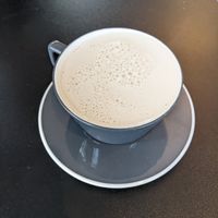 London fog soy at Café Blackbird in Edmonton