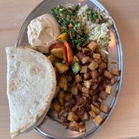 Hummus plate is so good   at Shwarma's in Lake Charles
