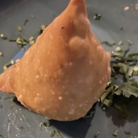 Punjabi Samosa (VEGAN)  at Mantra by Indian Garden in Schiller Park