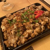 Sisig  at El Arco Pinoy in Madrid