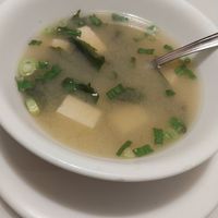 miso soup at Mimosa in Springfield