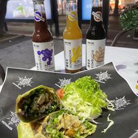 vegan chicken burrito at TxMex in Shenzhen