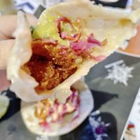 Shrimp tacos  at TxMex in Shenzhen