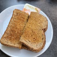 Toast included with breakfast  at Eggs Eleven in Tunbridge Wells