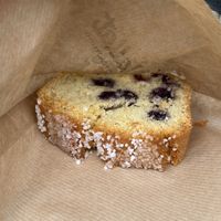 blueberry cake  at Tallat in Valencia