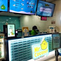 Cashier counter at Mr Coconut - Toa Payoh in Central Singapore