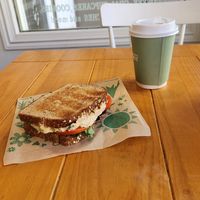 Chickpea Salad Sandwich at Caked Coffee in Toronto