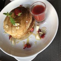 Pancakes were fluffy and delicious at Plant-erian in Krabi