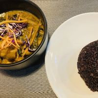 Chickpea curry  at Plant-erian in Krabi