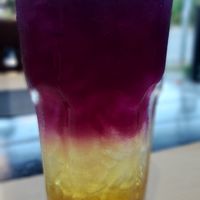 Butterfly pea soda #Veganuary at Plant-erian in Krabi