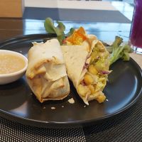 Chickpea wrap #Veganuary at Plant-erian in Krabi