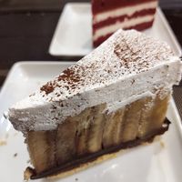 Banoffee and red velvet cake at Plant-erian in Krabi