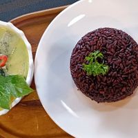 Green curry at Plant-erian in Krabi