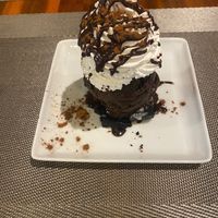 warm brownie dessert at Plant-erian in Krabi