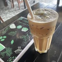 Caramel iced latte   at Plant-erian in Krabi