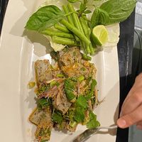 Laab tofu at Plant-erian in Krabi