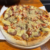 Italian pizza, small yet filling   at Plant-erian in Krabi