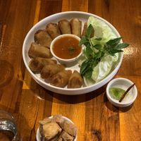 Spring rolls  at Plant-erian in Krabi