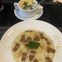 Spagetti Carbonara  at Plant-erian in Krabi