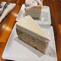 Cinnamon Roll and carrot cake   at Plant-erian in Krabi