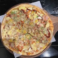 Hawaiian pizza  at Plant-erian in Krabi