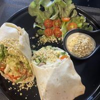 V Nugget Caesar Wrap - Tasty but not the best, had lots of raw cauliflower in it   at Plant-erian in Krabi