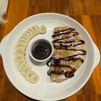 Banana Roti dessert  at Plant-erian in Krabi