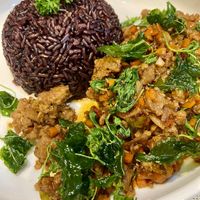 Thai dish  at Plant-erian in Krabi