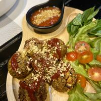 Protein balls for appetizers   at Plant-erian in Krabi