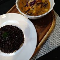 Chickpea curry with Rice berry #Veganuary at Plant-erian in Krabi