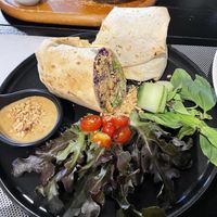 Tofu Satay Wrap  at Plant-erian in Krabi