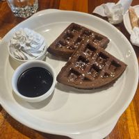 Choclate waffle at Plant-erian in Krabi