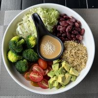 Buddha bowl  at Plant-erian in Krabi