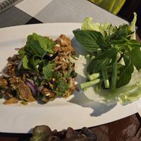 Mushrooms salad at Plant-erian in Krabi