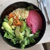 Pink Buddha  at Vapiano in Budapest