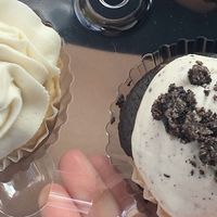 Vanilla & Cookies & Cream Cupcakes  at Aloha Bakery & Cafe in Boynton Beach