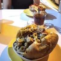 Kumpir & tea at Dido Kumpir in Antalya