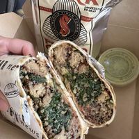 Vegan wrap  at News Bar Cafe in New York City