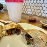 Vegan empanadas  at Dart in Santa Barbara