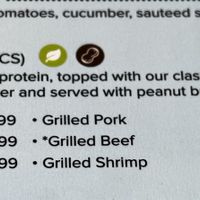 Appetizer menu  at Pho Claire in Myrtle Beach