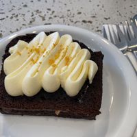 Chocolate-Coffee-Cake with Orange  at Saint-Jean in Amsterdam