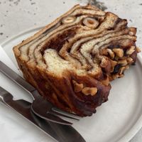 Chocolate hazelnut babka  at Saint-Jean in Amsterdam