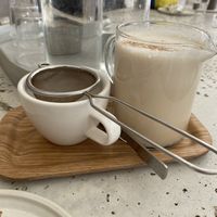 Chai soy latte  at Saint-Jean in Amsterdam