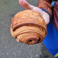 Chocolate croissant at Saint-Jean in Amsterdam