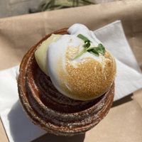 lemon meringue cruffin  at Saint-Jean in Amsterdam