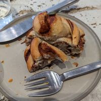 Cinnamon roll at Saint-Jean in Amsterdam