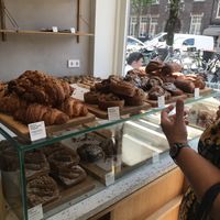 Selection of pastries   at Saint-Jean in Amsterdam