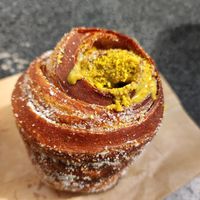pistachio cruffin at Saint-Jean in Amsterdam