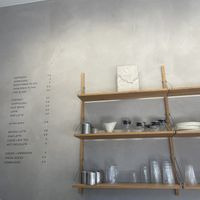 Coffee menu  at Saint-Jean in Amsterdam